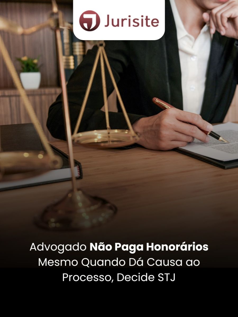 Advogado Não Paga Honorários Mesmo Quando Dá Causa ao Processo, Decide STJ