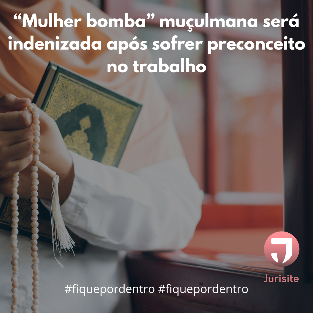 “Mulher bomba” muçulmana será indenizada após sofrer preconceito no trabalho