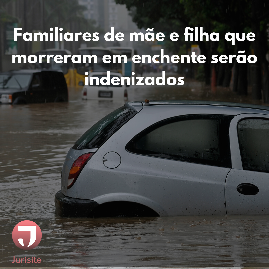 Familiares de mãe e filha que morreram em enchente serão indenizados