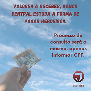 Valores a receber, é possível pesquisar saldo de pessoas falecidas.